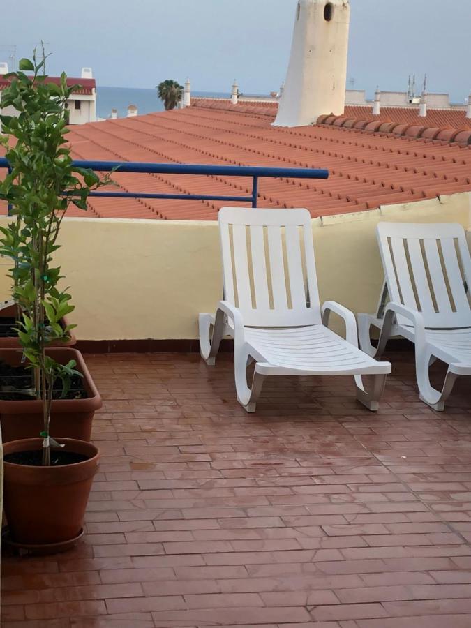 Olhos do mar grande terraço vista mar 209 Olhos de Agua (Albufeira) Exterior foto