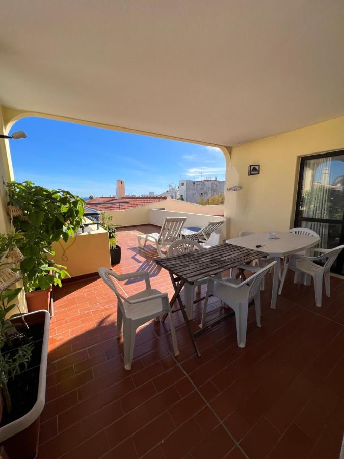 Olhos do mar grande terraço vista mar 209 Olhos de Agua (Albufeira) Exterior foto